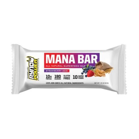 Ryno Power Mana Protein Bar Strawberry Acai