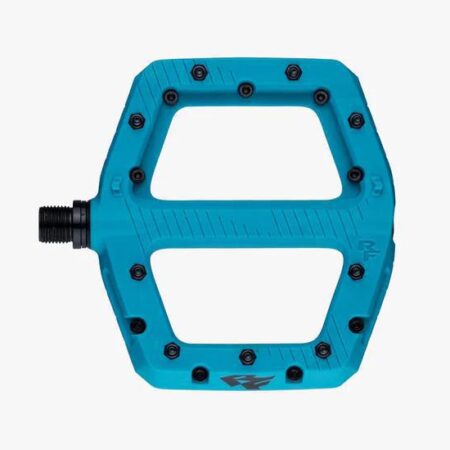 RaceFace Chester Pedals - Platform, Composite, 9/16", Large, Turquoise